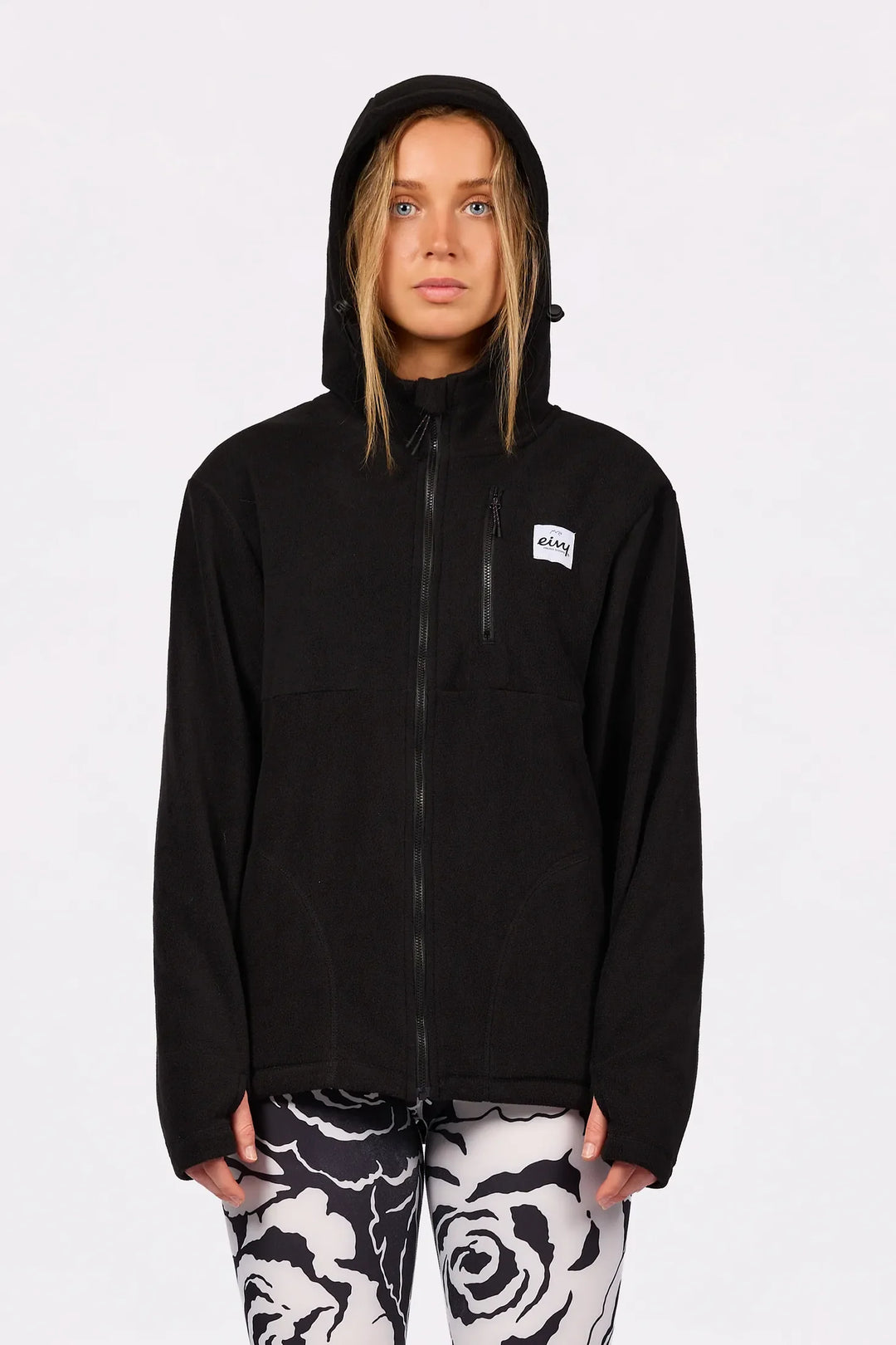 Eivy Techlight Ziphood Fleece - Black