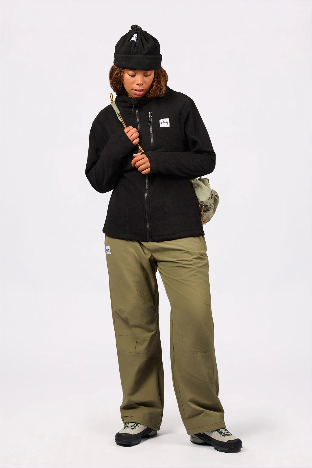 Eivy Techlight Ziphood Fleece - Black