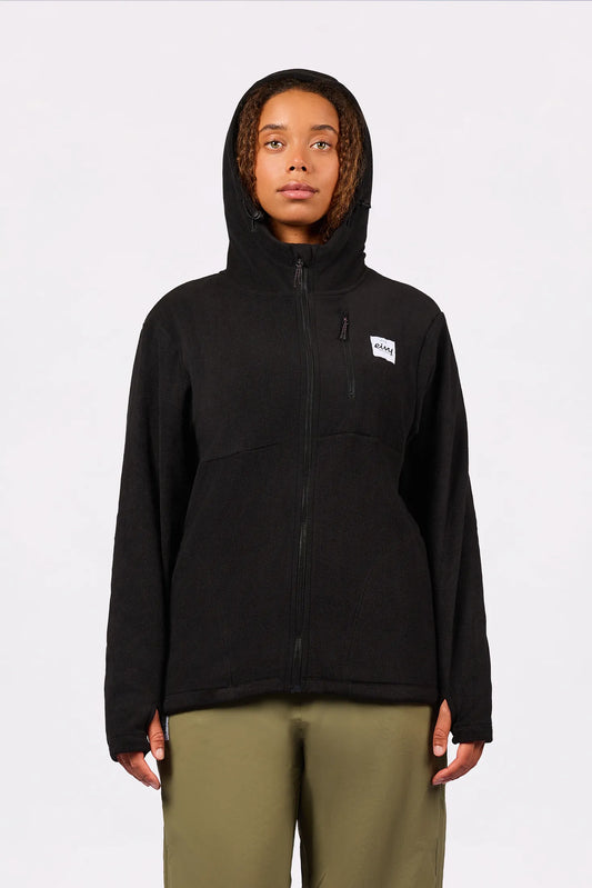 Eivy Techlight Ziphood Fleece - Black