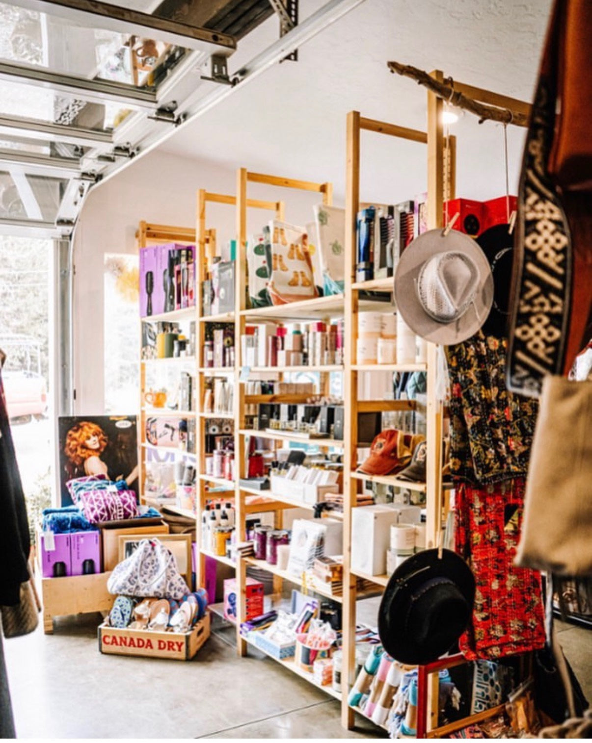 Inside TopSide Boutique in McCall, Idaho